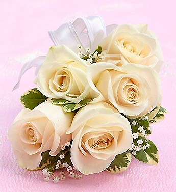 White Rose Corsage