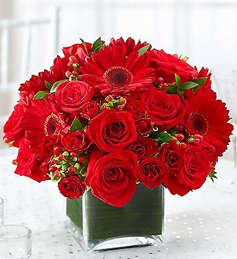 All Red Centerpiece